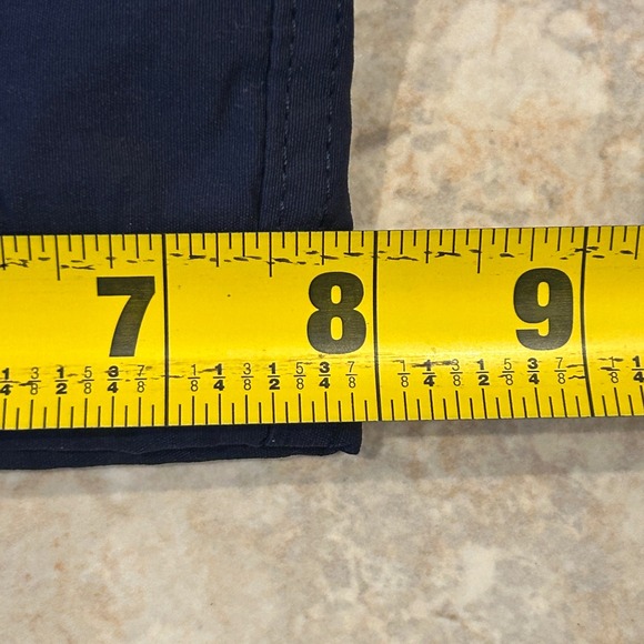 Eddie Bauer Fleece Lined Tech Pants Mens 32x32 Navy Blue Straight Leg Outdoor - Picture 8 of 10